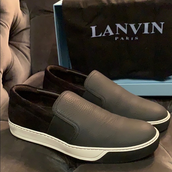 Authentic Lanvin slip-on sneakers size 7